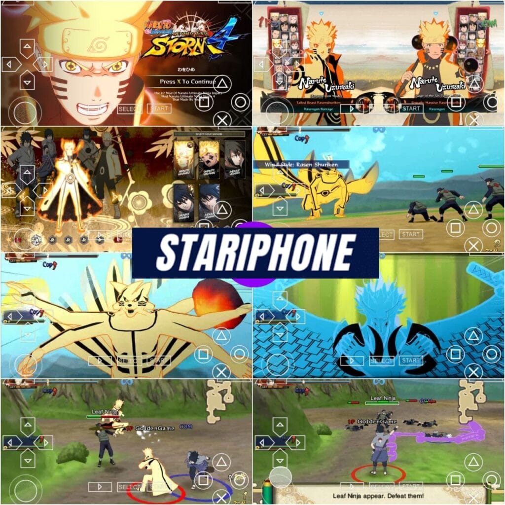 Naruto Shippuden Ultimate Ninja Storm 4 PPSSPP