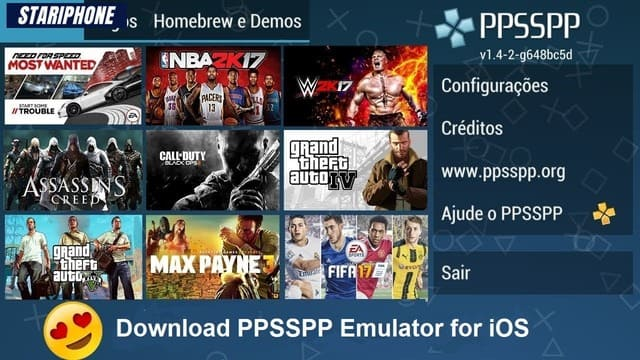 PPSSPP 1.16 iOS - Free download for iPhone